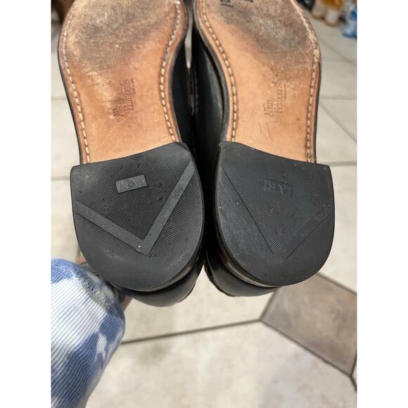 Allen Edmonds Newcastle Penny Loafer Brown Black Weave Trim Size 10 B main image 5